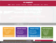 Tablet Screenshot of maylarch.co.uk